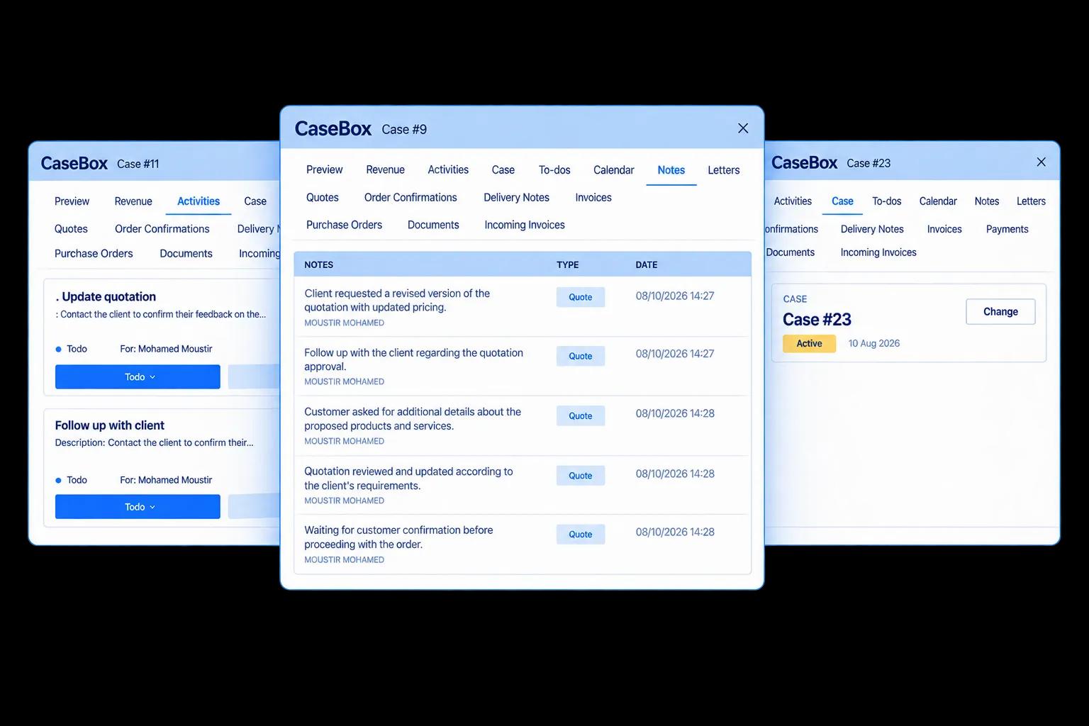 Documents, To-dos & Notes